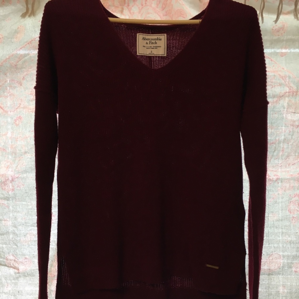 Burgundy sweater